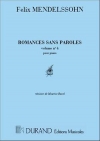 メンデルスゾーン全集・Vol.1・No.29 - 38（フェリックス・メンデルスゾーン）（ピアノ）【Oeuvres complètes Vol.1, No.4: Romances No.29 - No.38】