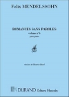 メンデルスゾーン全集・Vol.1・No.39 - 49（フェリックス・メンデルスゾーン）（ピアノ）【Oeuvres complètes Vol.1, No.5: Romances No.39 - No.49】