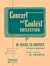コンテストと演奏会用作品集（ヒミー・ヴォクスマン編曲）（バスクラリネット+ピアノ）（ピアノ伴奏譜のみ）【Concert and Contest Collection Bass Clarinet】