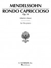 ロンド・カプリチオーソ・Op.14（フェリックス・メンデルスゾーン）（ピアノ）【Rondo Capriccioso Op.14】