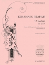 12のワルツ・Op.39（ヨハネス・ブラームス）（木管六重奏）【12 Waltzes op. 39】