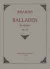 バラード・Op.10（ヨハネス・ブラームス）（ピアノ）【Ballads Op. 10】