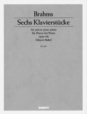 6つの小品・Op.118（ヨハネス・ブラームス）（ピアノ）【Six Pieces for Piano op. 118】