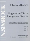 ハンガリー舞曲・Vol.2・No.6-10（ヨハネス・ブラームス）（チェロ+ピアノ）【Hungarian Dances Vol. 2  No. 6-10】