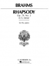 ラプソディ・ト短調・Op.79・No.2（ヨハネス・ブラームス）（ピアノ）【Rhapsody in G Minor, Op. 79, No. 2】