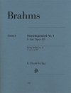 弦楽四重奏曲・No.1・ヘ長調・Op.88（ヨハネス・ブラームス）（弦楽四重奏）【String Quintet No. 1 in F major, Op. 88】