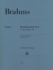 弦楽六重奏曲・No.2・ト長調・Op.36（ヨハネス・ブラームス）（弦楽六重奏）【String Sextet No. 2 in G Major, Op. 36】