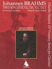 2つのソナタ・Op.120・No.1＆2（ヨハネス・ブラームス）（クラリネット+ピアノ）【Two Sonatas, Op. 120, No. 1 & 2】