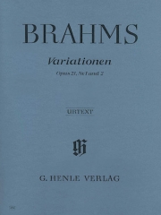 変奏曲・Op.21・No.1＆２（ヨハネス・ブラームス）（ピアノ）【Variations Op. 21 Nos. 1 and 2】