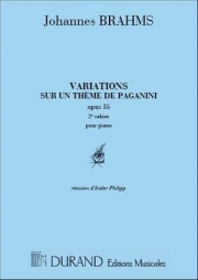 パガニーニの主題による変奏曲・Op.35・Vol.2（ヨハネス・ブラームス）（ピアノ）【Variations on a Theme of Paganini, Op. 35, Vol. 2】