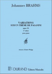 パガニーニの主題による変奏曲・Op.35・Vol.2（ヨハネス・ブラームス）（ピアノ）【Variations on a Theme of Paganini, Op. 35, Vol. 2】