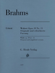 ワルツ・Op.39・No.15（ヨハネス・ブラームス）（ピアノ）【Waltz Op. 39 No. 15】