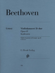 カデンツァ「ヴァイオリン協奏曲・Op.61」より（ベートーベン）（ヴァイオリン+ピアノ）【Cadenzas for Violin Concerto op. 61】