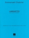 ラルゲット（エマニュエル・シャブリエ）（ホルン+ピアノ）【 Larghetto for Horn and Piano】