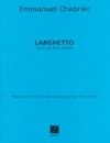 ラルゲット（エマニュエル・シャブリエ）（ホルン+ピアノ）【 Larghetto for Horn and Piano】