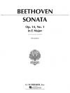 ソナタ・ホ長調・Op.14・No.1（ベートーベン）（ピアノ）【Sonata in E Major, Op. 14, No. 1】