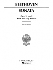 ソナタ・ト長調・Op.49・No.2（ベートーベン）（ピアノ）【Sonata in G Major, Op. 49, No. 2】