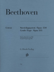 弦楽四重奏曲・変ロ長調・Op.130＆大フーガ・Op.133（ベートーベン）（弦楽四重奏）【String Quartet in B-Flat Major, Op. 130 and Great Fugue, O】