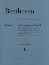 弦楽四重奏曲・Op.18＆ピアノ・ソナタ・Op.14（ベートーベン）（弦楽四重奏）【String Quartets Op. 18 and String Quartet Version of The P】