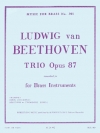 トリオ・Op.87（ベートーベン）（金管三重奏）【Trio Op.87】