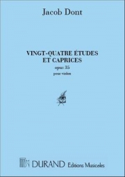 エチュードとカプリース・Op.35（ヤーコプ・ドント）（ヴァイオリン）【Etudes et Caprices Op.35】