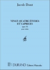 エチュードとカプリース・Op.35（ヤーコプ・ドント）（ヴァイオリン）【Etudes et Caprices Op.35】