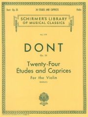 24のエチュードとカプリース・Op.35（ヤーコプ・ドント）（ヴァイオリン）【24 Etudes and Caprices, Op. 35】