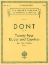 24のエチュードとカプリース・Op.35（ヤーコプ・ドント）（ヴァイオリン）【24 Etudes and Caprices, Op. 35】