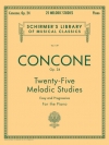 25の旋律的な練習曲・Op.24（ジュゼッペ・コンコーネ）（ピアノ）【25 Melodic Studies, Op. 24】