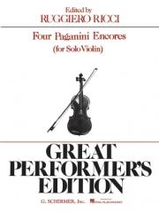 4つのアンコール用小品（ニコロ・パガニーニ）（ヴァイオリン）【4 Paganini Encores】