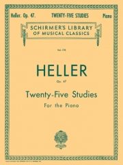 リズムと表現のための25の練習曲・Op.47（ステファン・ヘラー）（ピアノ）【25 Studies for Rhythm and Expression, Op. 47】