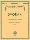 4つのロマンティックな小品・Op.75（アントニン・ドヴォルザーク）（ヴァイオリン+ピアノ）【Four Romantic Pieces, Op. 75】