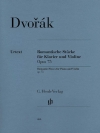 ロマンチックな小品・Op.75（アントニン・ドヴォルザーク）（ヴァイオリン+ピアノ）【Romantic Pieces for Violin and Piano Op. 75】