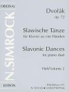 スラブ舞曲・Op.72・Vol.2  (アントニン・ドヴォルザーク) （ピアノ二重奏）【Slavonic Dances, Op. 72 – Volume 2】