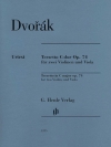 三重奏曲・ハ長調・Op.74（アントニン・ドヴォルザーク）（弦楽三重奏）【Terzetto in C Major, Op. 74】