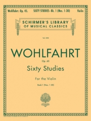 60の練習曲・Op.45・Book.1（フランツ・ヴォールファールト）（ヴァイオリン）【60 Studies, Op. 45 – Book 1】