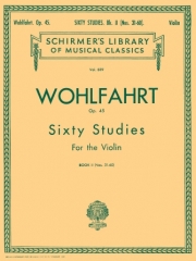 60の練習曲・Op.45・Book.2（フランツ・ヴォールファールト）（ヴァイオリン）【60 Studies, Op. 45 – Book 2】