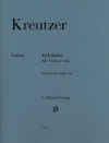 42の練習曲（ロドルフ・クロイツェル）（ヴァイオリン）【42 Etudes for Violin Solo】