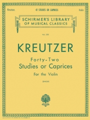 42の練習曲とカプリス（ロドルフ・クロイツェル）（ヴァイオリン）【42 Études ou Caprices】