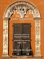 6つのチェロ協奏曲（アントニオ・ヴィヴァルディ）（チェロ+ピアノ）【6 Great Cello Concertos】