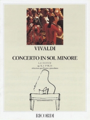 ヴァイオリン協奏曲・ト短調・「夜」（アントニオ・ヴィヴァルディ）（フルート+ピアノ）【Concerto in G Minor “La Notte,” Op.10 No2, RV439】