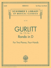 ロンド・ニ長調・Op.175・No.1（コルネリウス・グルリット） (ピアノ二重奏)【Rondo in D, Op. 175, No. 1】