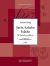 抒情小曲集（エドヴァルド・グリーグ）（クラリネット+ピアノ）【Sechs Lyrische Stücke】