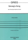 ソルヴェーグの歌「ペール・ギュント」より（エドヴァルド・グリーグ）（弦楽四重奏）【Solveig's Song from 'Peer Gynt'】