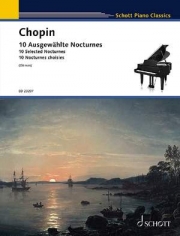 厳選された夜想曲10曲集 (フレデリック・ショパン)  (ピアノ)【10 Selected Nocturnes】