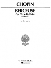 舟歌・Op.57・変二長調 (フレデリック・ショパン)  (ピアノ)【Berceuse, Op. 57 in D Flat Major】