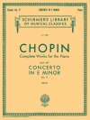 協奏曲・No.1・ホ短調・Op.11 (フレデリック・ショパン)  (ピアノ)【Concerto No. 1 in E Minor Op. 11】