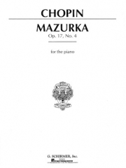 マズルカ・Op.17・No.4・イ短調 (フレデリック・ショパン)  (ピアノ)【Mazurka, Op. 17, No. 4 in A Minor】