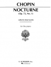 ノクターン・Op.72・No.1・ホ短調 (フレデリック・ショパン)  (ピアノ)【Nocturne, Op. 72, No. 1 in E Minor】