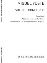 コンテスト用ソロ（ミゲル・ユステ）（ユーフォニアム+ピアノ）【Solo de Concurso】